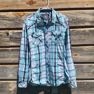 BKE large plaid shirt